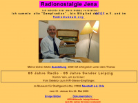 radionostalgie-jena.de Webseite Vorschau
