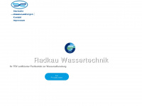 radkau-wassertechnik.de Webseite Vorschau