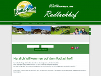 radlachhof.at Webseite Vorschau