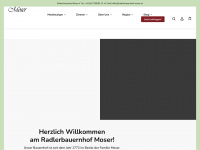 radlerbauernhof-moser.at Webseite Vorschau