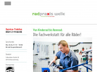 radpraxis-welle.de Webseite Vorschau