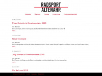 radsport-altenahr.de Webseite Vorschau