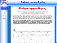 radsport-gegen-doping.de Webseite Vorschau