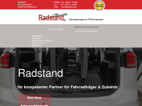 radstand.de Webseite Vorschau