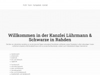 rae-luehrmann-schwarze.de Webseite Vorschau