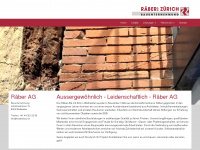 raeberbau.ch Webseite Vorschau