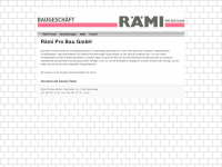 raemi-probau.ch Webseite Vorschau