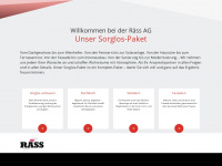 raessag.ch Webseite Vorschau