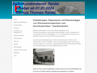 raidel.de Webseite Vorschau