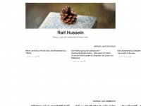 raif-hussein.de Webseite Vorschau