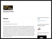railroad-cowboys.ch Webseite Vorschau