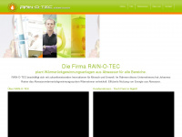 rain-o-tec.at Webseite Vorschau