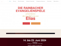 rainbacher-evangelienspiele.at Webseite Vorschau