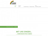 rainbow-singers.de Webseite Vorschau