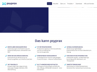 psyprax.de Webseite Vorschau