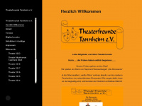theaterfreunde-tannheim.de Webseite Vorschau