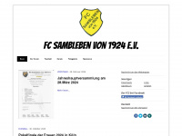fc-sambleben.de Webseite Vorschau