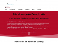 unionstiftung.de Webseite Vorschau