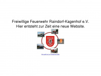 ffw-raindorf.de Webseite Vorschau