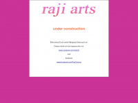 raji-arts.de Webseite Vorschau