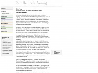 ralf-heinrich-arning.de Webseite Vorschau