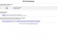 ralf-klinkenberg.de Webseite Vorschau