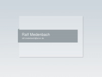 ralf-medenbach.de Webseite Vorschau