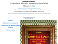 ramix-und-ramira.de Webseite Vorschau