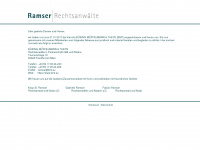 ramser.de Webseite Vorschau