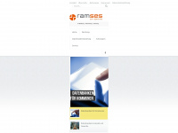 ramses.de Webseite Vorschau