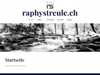 raphystreule.ch Webseite Vorschau