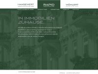 rapid-immobilien.de Webseite Vorschau