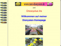 rare-dionysien.de Webseite Vorschau
