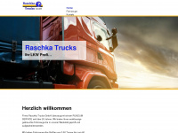 raschka-trucks.de Webseite Vorschau