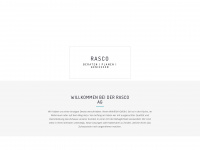 rasco.ch Webseite Vorschau