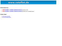 rateflat.de Webseite Vorschau