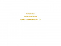 ratio-management.ch Webseite Vorschau