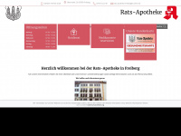 rats-apotheke-freiberg.de Webseite Vorschau