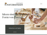 ratzberger.at Webseite Vorschau