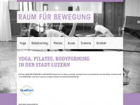 raum-fuerbewegung.ch Webseite Vorschau