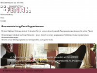 raumausstattung-fenn.de Webseite Vorschau