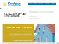 raumausstattung-kesenheimer.de Webseite Vorschau