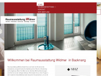 raumausstattung-widmer.de Webseite Vorschau