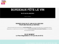 bordeaux-fete-le-vin.com Webseite Vorschau