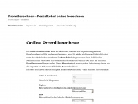 promillerechner.net Webseite Vorschau