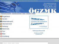 oegzmk.at Webseite Vorschau