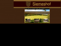siemeshof.de Webseite Vorschau