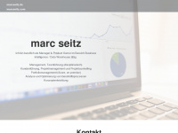 marcseitz.de Webseite Vorschau