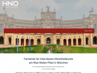 hno-max-weber-platz.de Webseite Vorschau