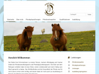 metzler-pferdeosteopathie.de Webseite Vorschau
